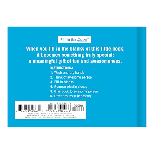 Image of Knock Knock Why You`Re So Awesome (Fill-In-The-Blank Journal), 112 Pages