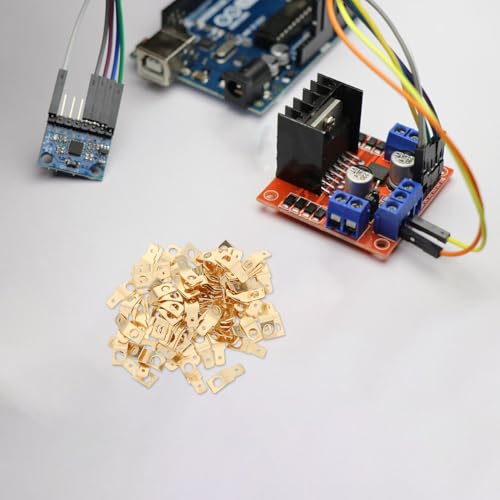 Conectores de latón macho SOIMISS de 100 piezas para cable de altavoz y audio de coche 7