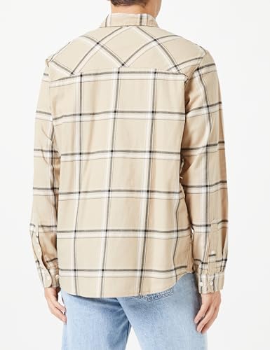JACK & JONES Herren Jorjoshua Check Shirt Ls Hemd 12227596 ,Cornstalk ,M – Ansicht 3