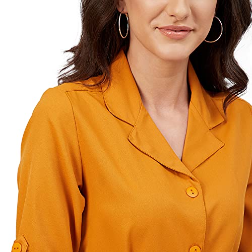 Image of Rare Women's Polyester A-Line Above The Knee Casual Dress