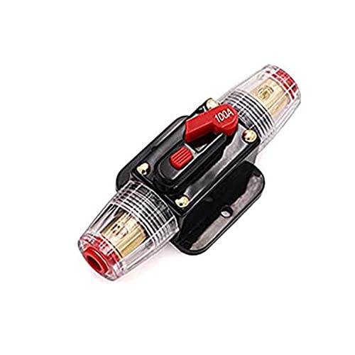 Disjoncteur audio 100A pour voiture et camion avec porte-fusible à récupération automatique