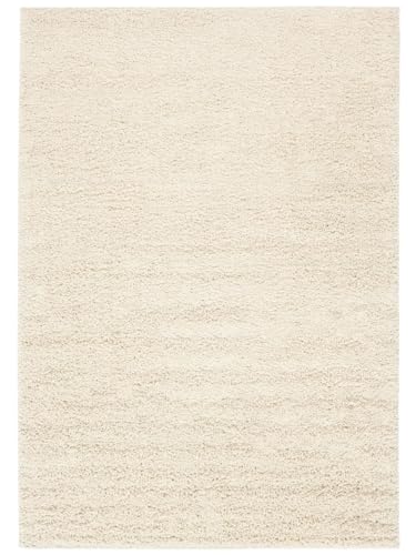 RugVista Aris, Alfombra Moderna, Pelo Corto, 160 x 230 cm, Rectangular, Calidad cert. Oeko-Tex Standard 100, Polipropileno, Pasillo, Dormitorio, Cocina, Salón, Comedor, Despacho, Blanco Roto