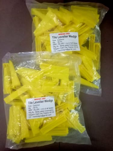 Image of Tile Levelling Wedge -100 pcs-Yellow Colour