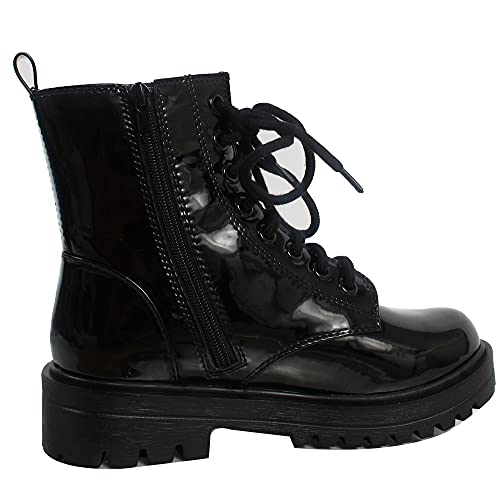 Soda Women's Combat Lace Up Ankle Boot3