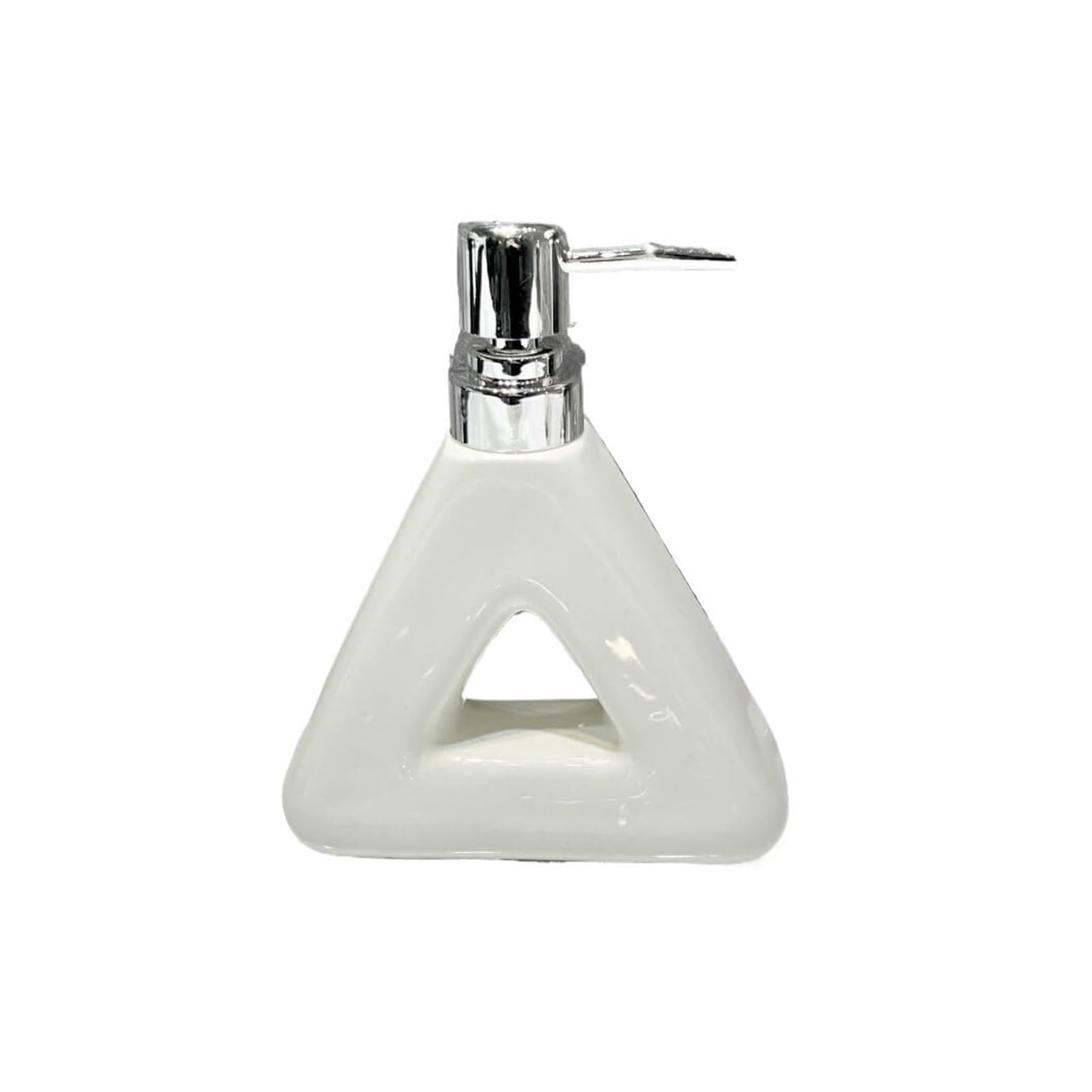 KEXYOAN Soap Dispenser Nordic for Bathroom Large Capacity 300Ml Countertop Dish Pump Bottle for Kitchen New Home Essentials(White1)