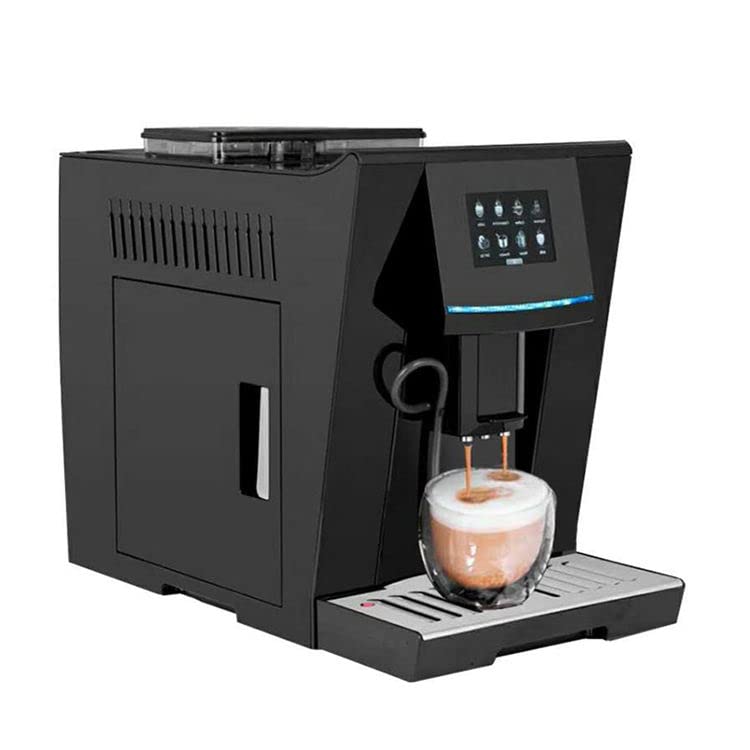 ZHANGTAOLF Vollautomatische Kaffeemaschine, Espressomaschine aus rostfreiem Stahl, programmierbar, Temperaturregelung…