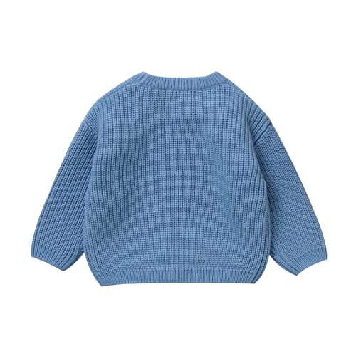 Boys Sweater Halloween Pumpkin Crewneck Cotton Long Sleeve Fall Winter Knit Pullover Tops Fleece Soft Sweatshirts For Kids2