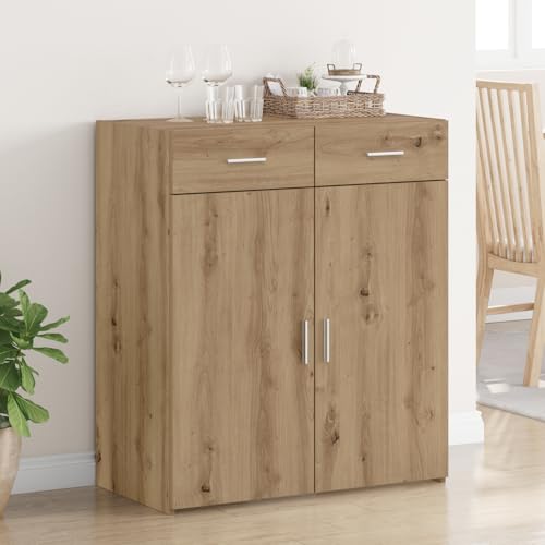 Snsowed Armario de Almacenamiento Roble 80x42.5x93.5 cm Madera de Calidad, Armarios Dormitorio, Armario Ropero, Roperos De Dormitorio, Armario para Habitación - 3365600