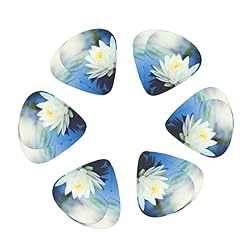 Médiators de guitare 12-Pack White Lotus Flowers médiators de guitare pour guitare électrique guitare acoustique… - Les Beatles, Paul McCartney, John Lennon, RIngo Starr, George Harrison