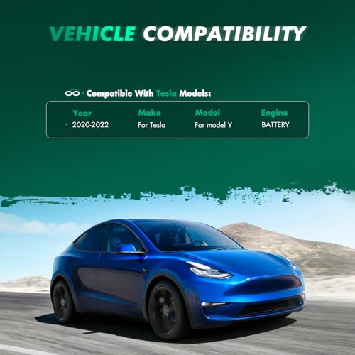 Image of SCITOO 4PCS Mud Flaps Front & Fear Splash Guard Set Suitable for Tesla Model Y 2020-2024 Batt ‎CA164,‎APSG0395PC
