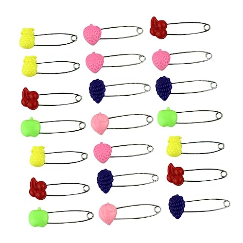 SHERCHPRY 50pcs Cartoon Pin Diaper Safety Pin Boys and Girls Brooch for Laundry Jewelry Making Craft Projects Random Style