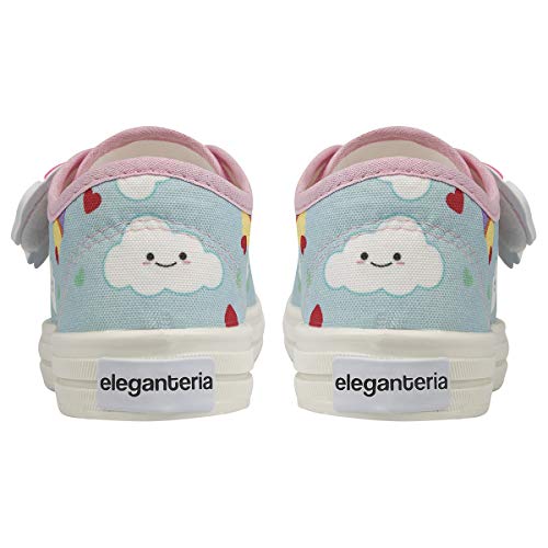 Tênis Infantil Feminino Casual Menina Eleganteria Tamanho:23;Cor:Rosa Arco-Íris