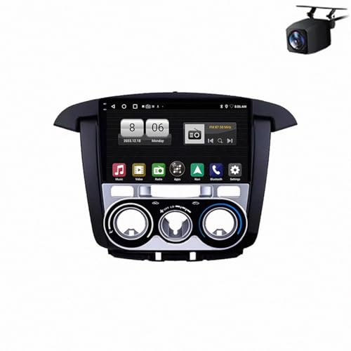 Radio coche 2 DIN de 4 núcleos con pantalla CarPlay y cámara trasera HD