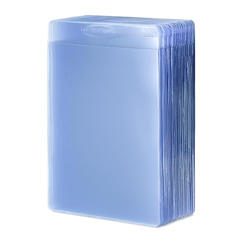 BCW Semi Rigid Card Holder #1 | 50 Pack | Semi Rigid Card Sleeves for Grading | PSA Submission Card Savers I for Sports, Pokémon, and Memorabilia Cards