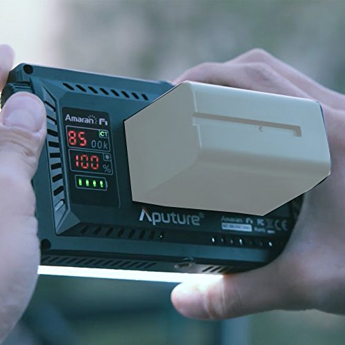 Aputure Amaran Al-F7 On Camera Led Video Light Color Temperature 3200-9500K Cri/Tlci 95+ Led Panel Versatile On-Camera Led Light (Updated Version Of Aputure Al-H198) #TOP6