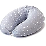 [page_title]-Stillkissen Seitenschläferkissen Schwangerschaftskissen zum Schlafen Lagerungskissen mit Bezug aus 100% Baumwolle