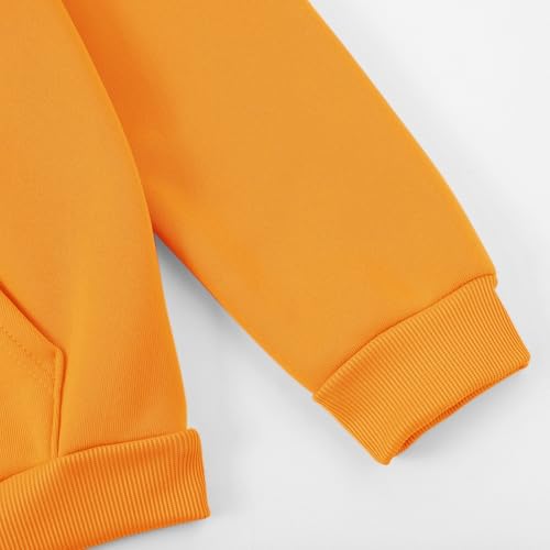 Sudaderas con capucha corta de color liso forrada para otoño invierno 4