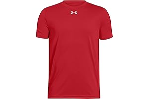 Under Armour Boys' UA Locker Red Short Sleeve T-Shirt