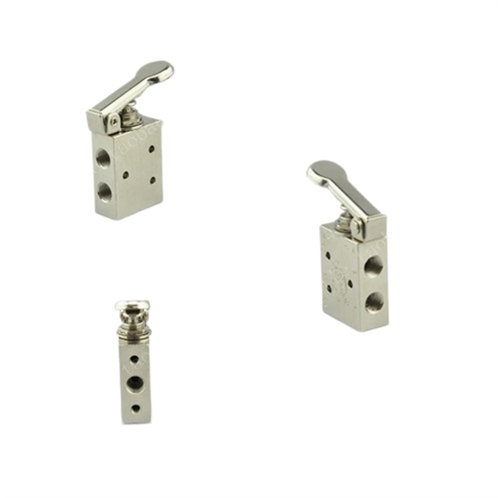 IEUMJNAT Pneumatic 3 Position 4 Way Spring Lever Manual Air Valve TAC2-41P