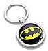 Biomar Labs® Nickel Métal Porte-clés Boite Cadeau Accessoires pour Homme et Femme Batman Comics Chauve-Souris Logo Emblème KK 245