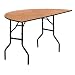 Flash Furniture 48'' Half-Round Wood Folding Banquet Table