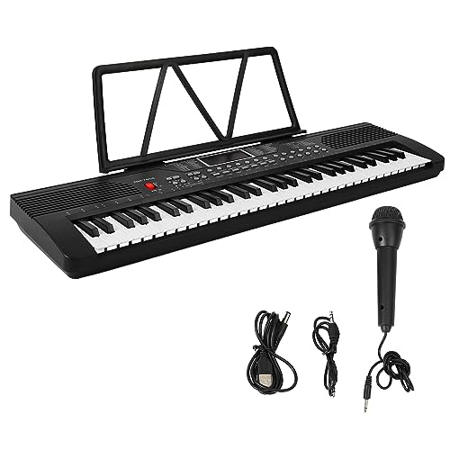 大特価❤️電子ピアノ 61鍵盤 初心者向け 楽器おもちゃ 電子キーボード Amazon.co.jp: 電子キーボード 電子ピアノ 61鍵盤 マイク付き