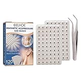 semillas de vaccaria para acupuntura ↚【Buena adherencia】 El parche para la oreja tiene buena elasticidad y buena adherencia, que puede adaptarse a la punta de la oreja. Puede usar 120 pegatinas de terapias magnéticas, baratas y suficientes para satisfacer sus necesidades