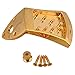 Gold Triangle Tailpiece With Screws & Strap Buttons for 8 Strings Mandolin
