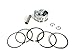 ITACO Piston Assy Kit Ring Set 13101-Z0D-000 13010-Z0D-003 for Honda GX100 3hp EU2000I EU20 56MM Lawnmower Trimmer Engine