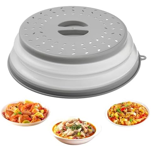 Collapsible Microwave Lid Cover for Food Cover