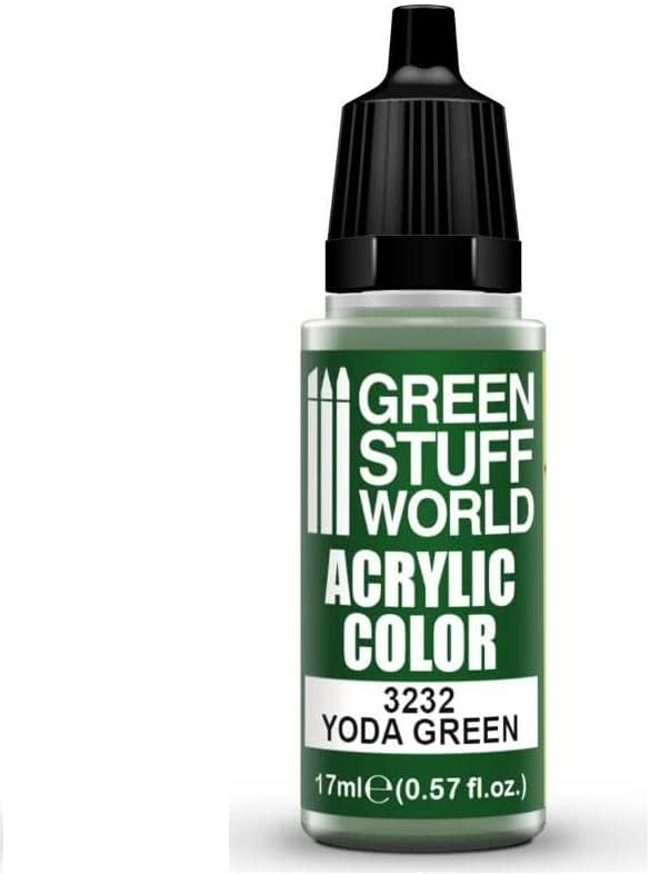 Green Stuff World for Models and Miniatures Acrylic Color Yoda Green 3232
