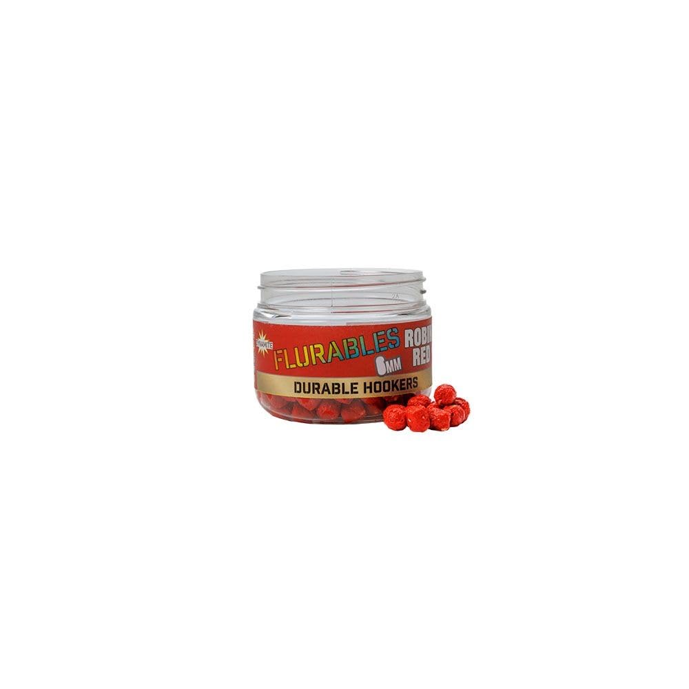 Dynamite Baits Flurables Durable Hookers (Robin Red 8mm)