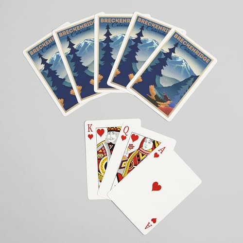 Baraja de cartas Poker Breckenridge Colorado 52 naipes miniatura 7