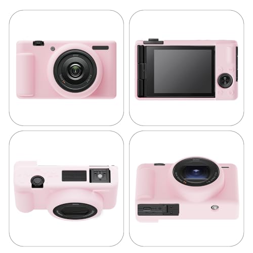 Funda Silicona para Sony ZV-1 II con Protector y Lanyard miniatura 4