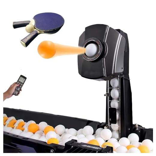 Lançador Automático De Bola De Pingue-Pongue, Robô De Tênis De Mesa,16 Níveis De Frequência De Saída De Bola, 19 Arquivos De Frequência De Bola E Frequência De Balanço,Fácil De Limpar