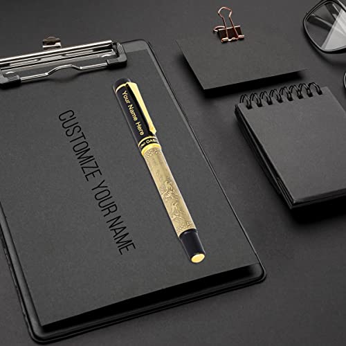 Image of Roshfort Customized Gifting Personalized Signature Pen With Name Print Engraved Pen Gift For Employees,Lover,Professional Corporate Send Detail Whatsapp +91 9631056748, Ink Color-Blue