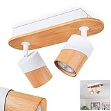 Dimensions -Hauteur: 16 cm | Longueur: 21 cm | Diamètre: 6.5 cm | Matériaux et coloris -Matériau du luminaire: Bois, Métal | Matériau de l'abat-jour: Bois, Métal | Couleur du luminaire: Écru, Blanc | Couleur de l'abat-jour: Écru, Blanc