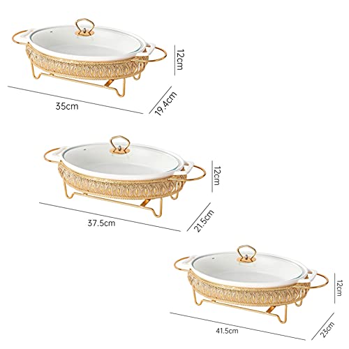 Plateau Chauffant pour buffets de prestige en céramique durable 41,5 cm - 3