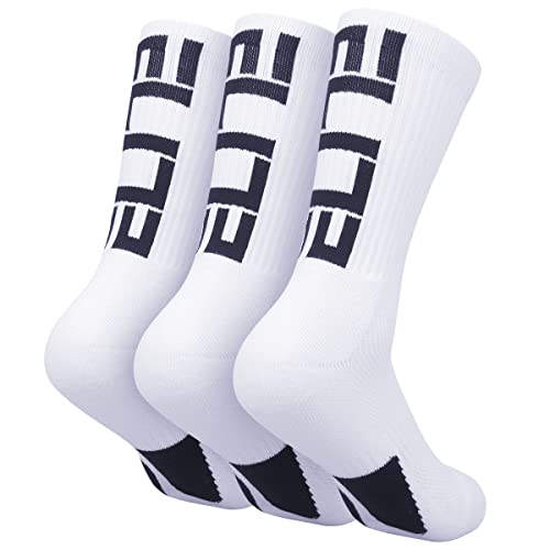 Podinor Elite Chaussettes de basket-ball pour homme et femme Chaussettes de basketball athlétiques