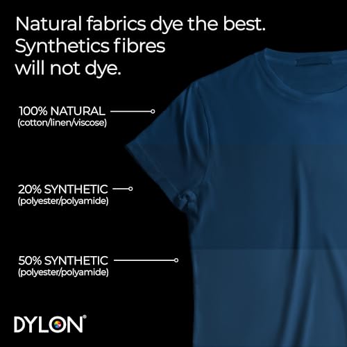 Dylon Washing Machine Fabric Dye Pod for Clothes & Soft Furnishings, 350g – Jeans Blue