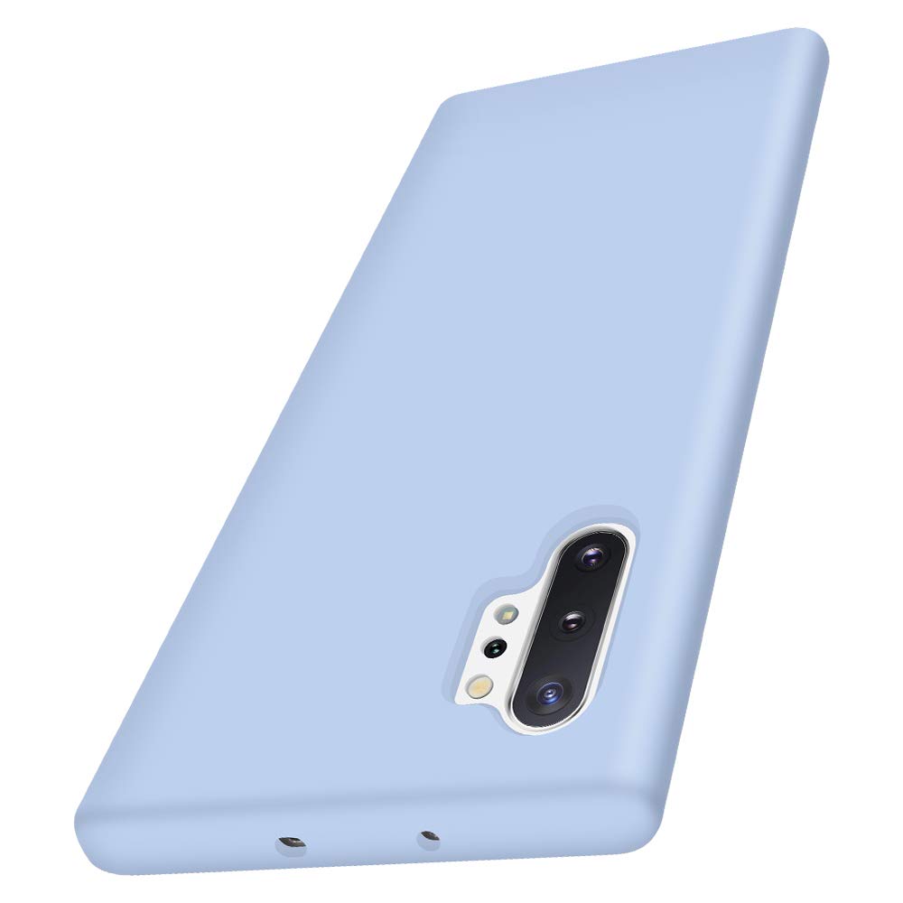 E SegoiShockproof Designed for Samsung Galaxy Note 10 Plus Case 6.8inch Shockproof and Scratch-Resistant [2.0mm] Slim Fit Flexible Soft TPU Cover Galaxy Note10+ (Blue Purple)