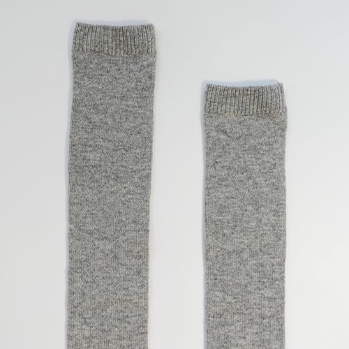 State Cashmere Unisex 100% Pure Cashmere Knee High Ribbed Cuff Socks2