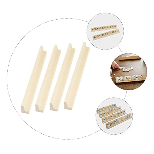 Soportes de Madera para Domino Juego x4 miniatura 6