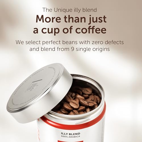 illy Coffee - Classico Ground Coffee - Medium Roast - 100% Arabica Coffee - Ideal for Moka Pots - 250g Tin