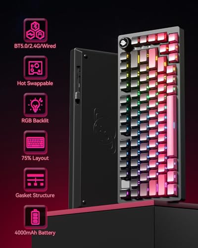 Image of LEOBOG x Aula HI75C Pro Mechanical Gaming Aluminum Wireless Keyboard