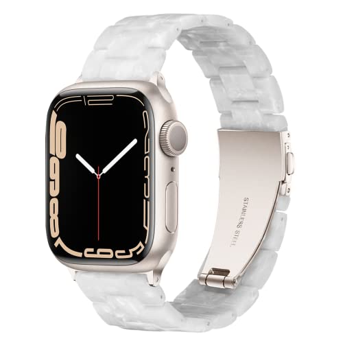 Image of Light House Apple Watch Bands-Fashion Lightweight Resin iWatch Bands for Women Men 38mm /40mm /41mm /42mm(Series 11 10), 49mm /46mm /45mm /44mm /42mm(S 3 2 1), Compatible with Apple Watch Series 11 SE 10 9 8 7 6 5 4 3 Ultra