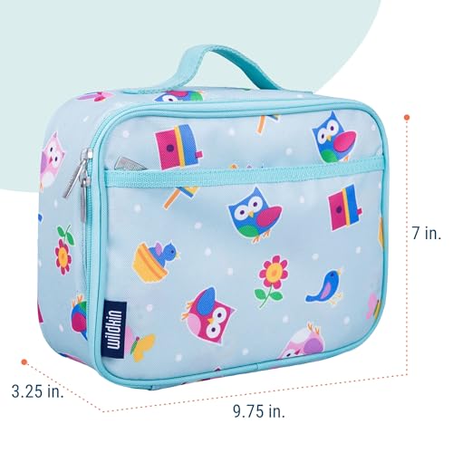 Image of Wildkin Kids Insulated Lunch Box, Birdie | Insulated, wipe-clean lunch box for school, daycare, and travel