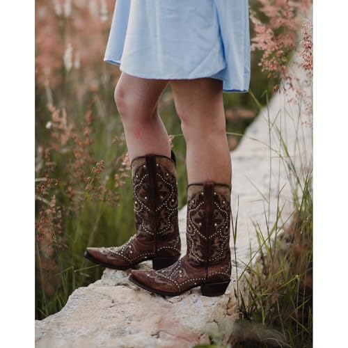 Soto Boots Womens Lola Fashion Cowboy Boots, Genuine Leather Cowgirl Boots, Handcrafted Cowboy Boots For Women M500474