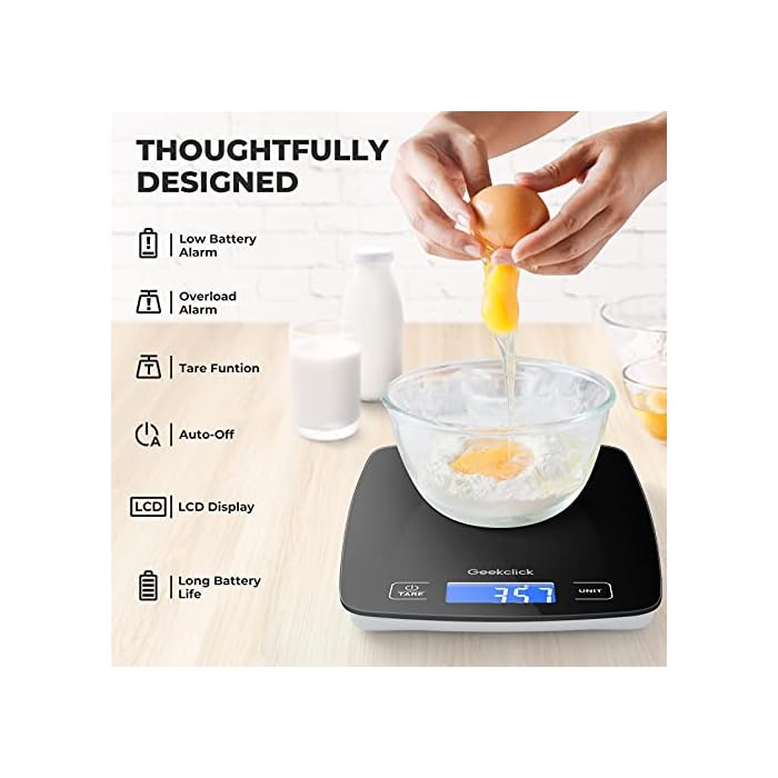 Buy Food Kitchen Scale, Geekclick 22lb Digital Scale for Food Weight