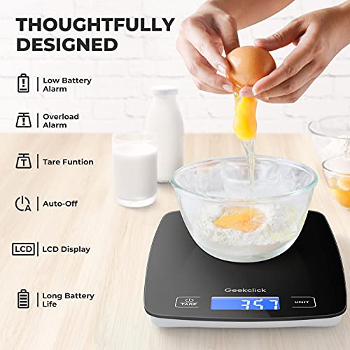 Buy Food Kitchen Scale, Geekclick 22lb Digital Scale for Food Weight